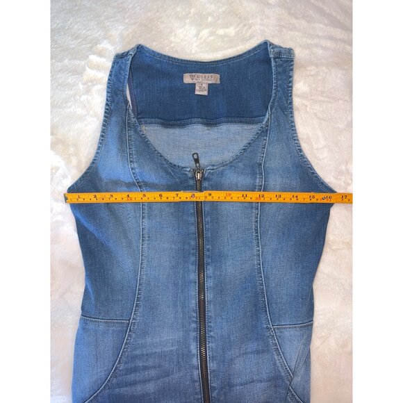 Guess Los Angeles Women’s Cropped Denim Jumpsuit –‎ Size 8 - Picture 8 of 16